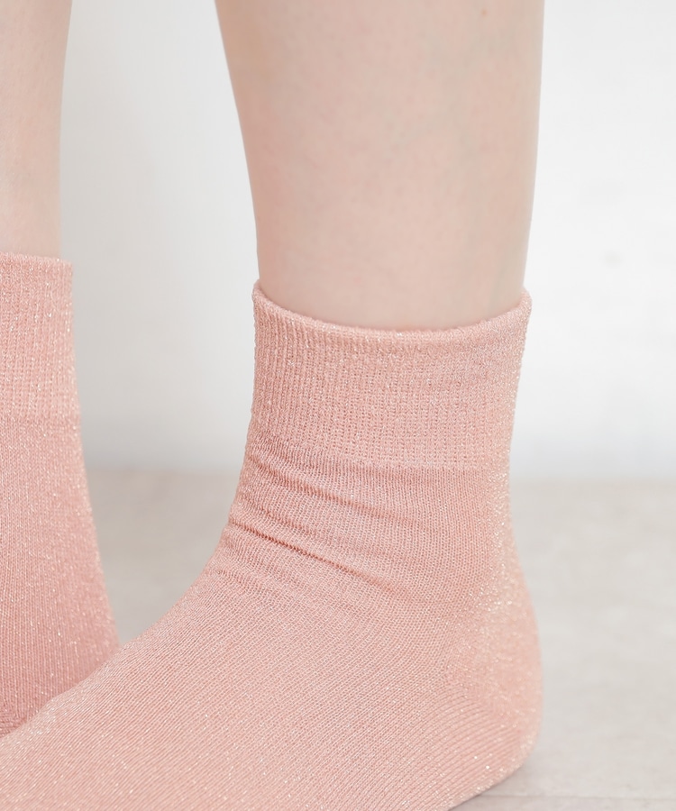 ラメショートソックス