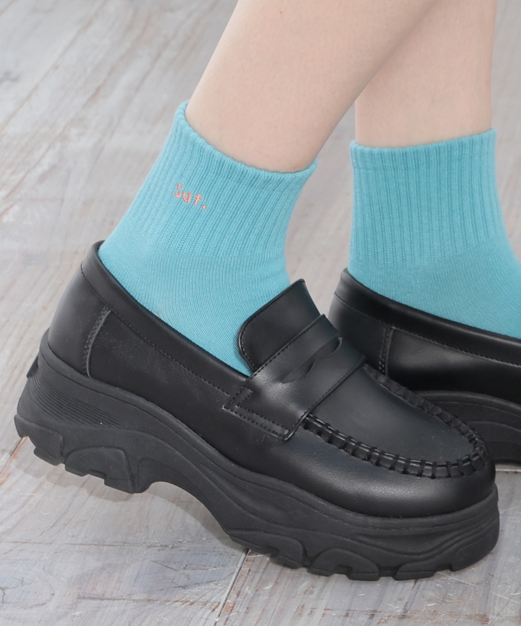 ワンポイントショート丈ソックス