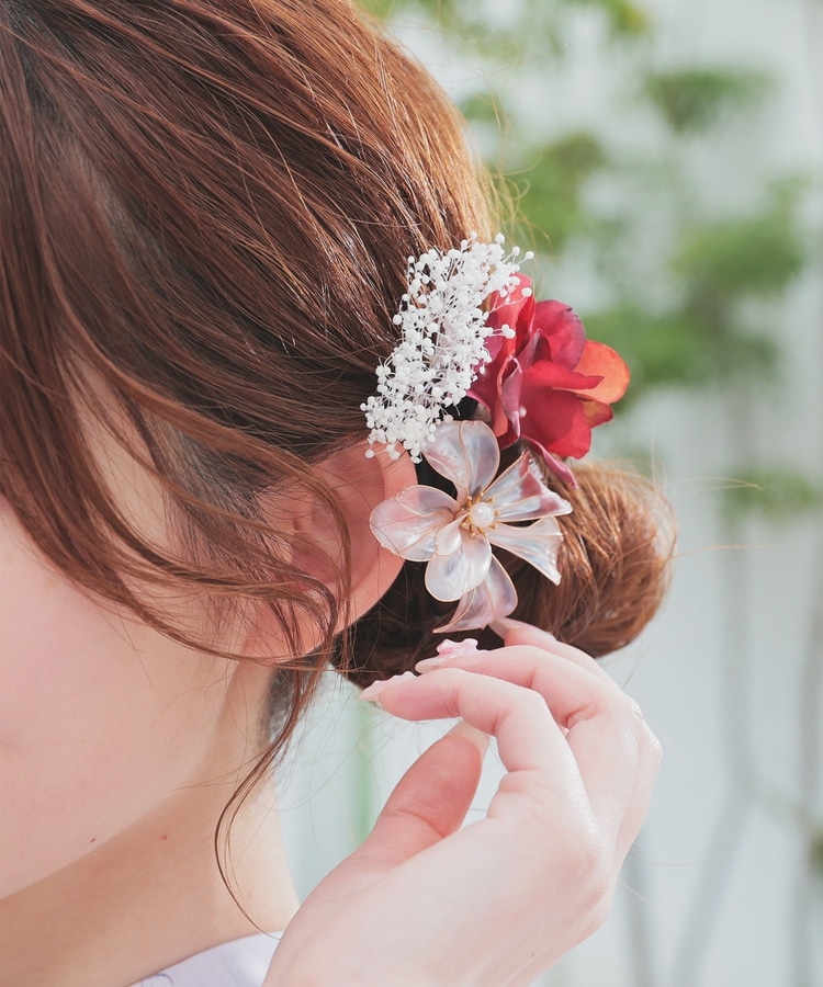 浴衣髪飾り(Uピンセット)