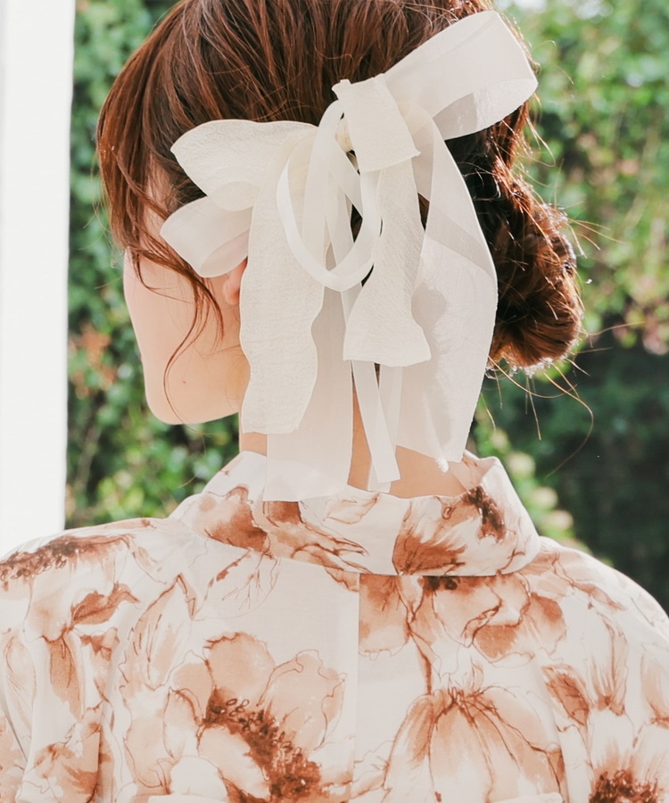 ビッグリボンヘアクリップ