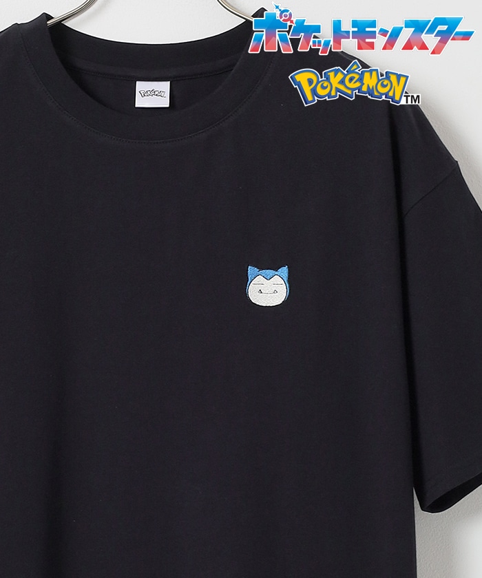 【Honeys公式 / ハニーズ】ポケモン／ゆるＴシャツ レディース ＳＳ カビゴン プチプラ