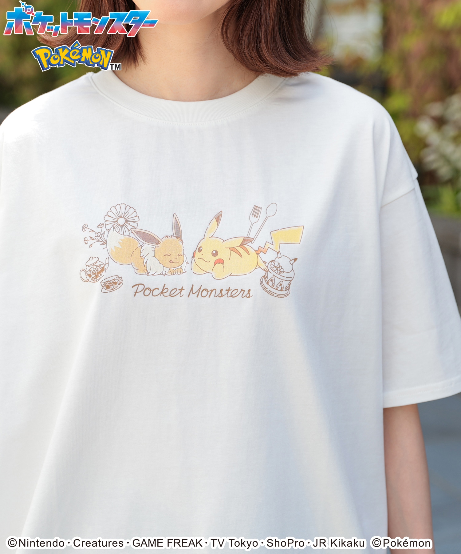 ハニーズ公式通販】ポケモン／ゆるＴシャツ: トップス－Honeys Online Shop－レディースファッション通販