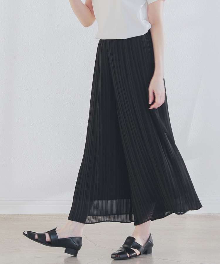 プリーツガウチョパンツ