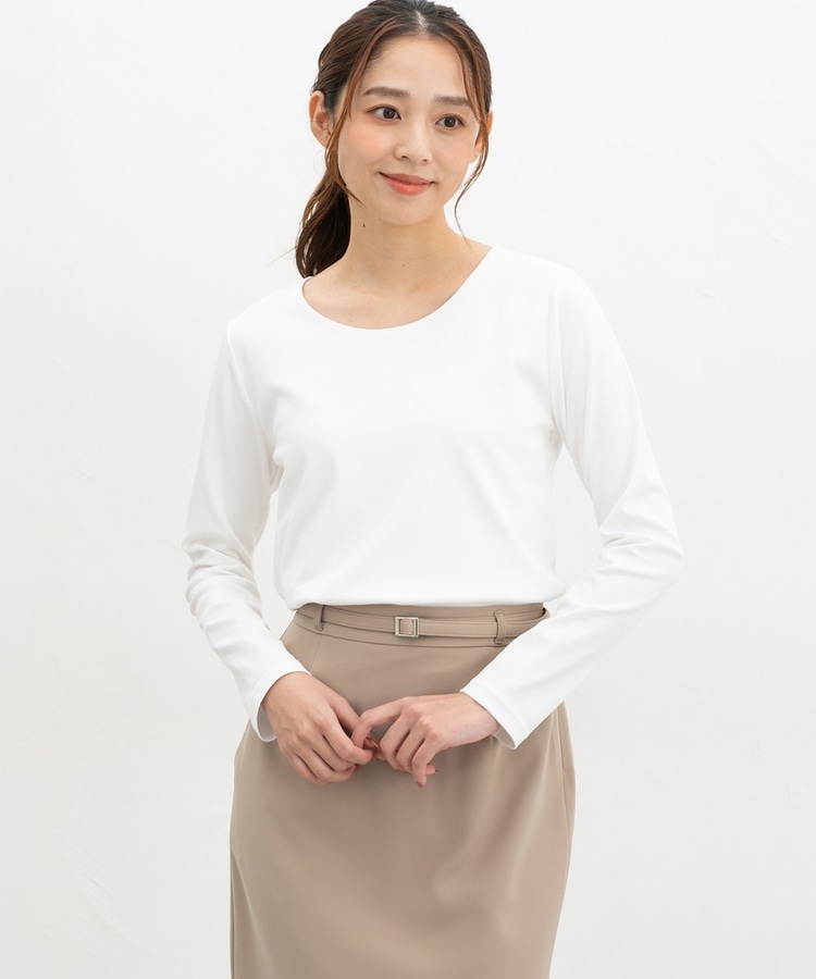 きれいめクルーネックT