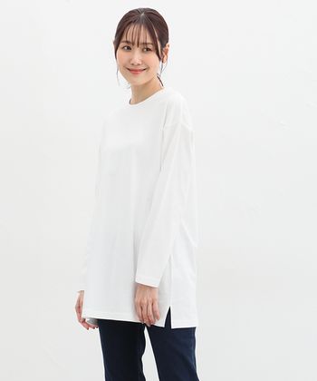 【Honeys公式 / ハニーズ】チュニックＴシャツ レディース Ｓ オフ プチプラ