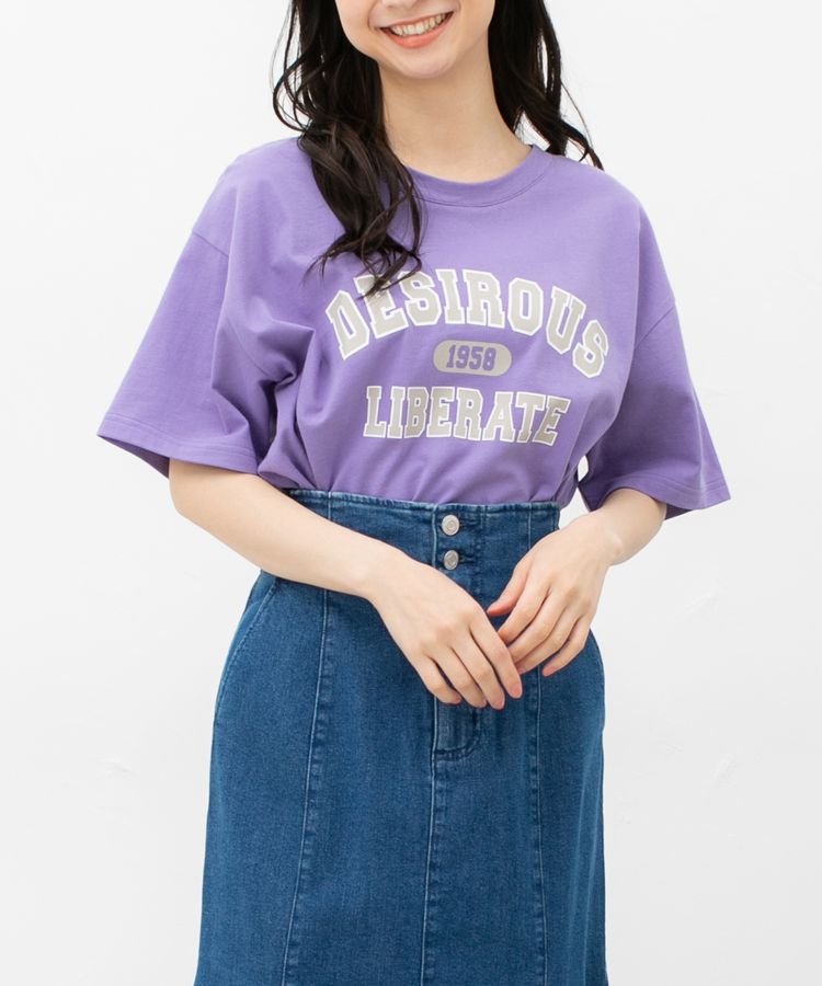 ハニーズ公式通販 カレッジロゴｔシャツ トップス Honeys Online Shop レディースファッション通販