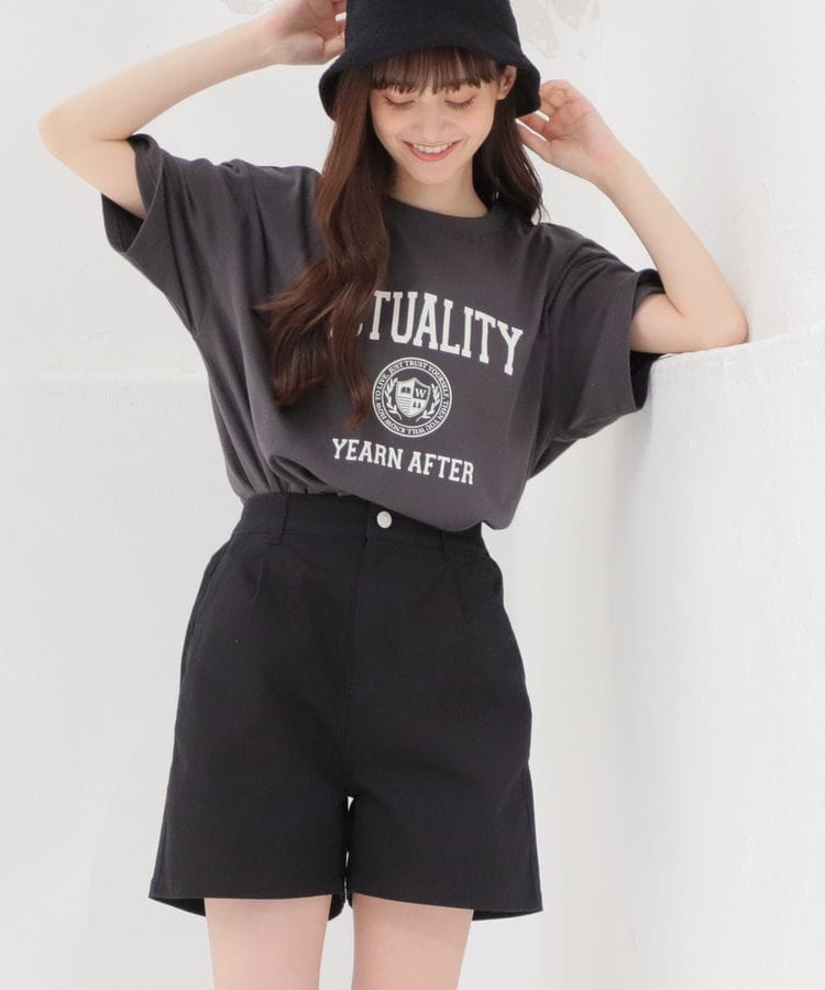 ハニーズ公式通販】カレッジロゴゆるＴシャツ: トップス－Honeys