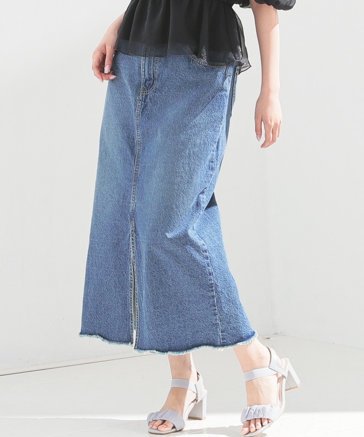 デニムナロースカート