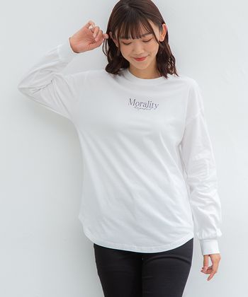 【ハニーズ公式通販】ロゴチュニックＴシャツ: トップス－Honeys