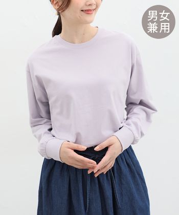 【Honeys公式 / ハニーズ】ＵＳＡコットンＴシャツ レディース ３Ｌ ラベンダー プチプラ