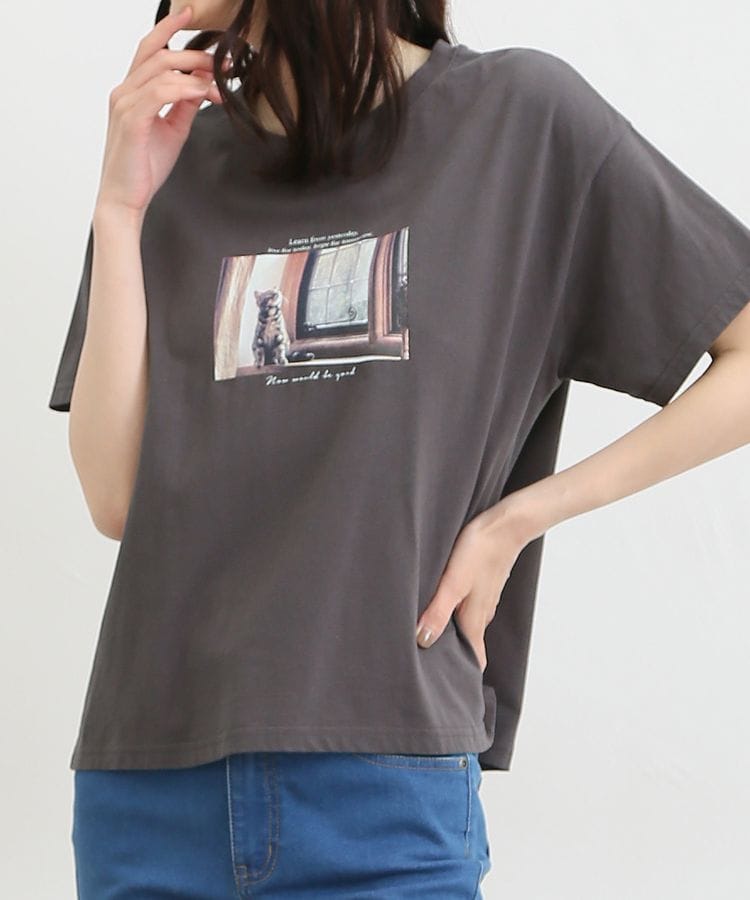 ハニーズ公式通販】フォトプリントＴシャツ: トップス－Honeys Online