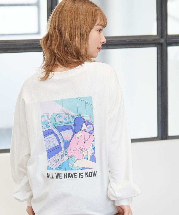 ハニーズ公式通販 イラストプリントｔシャツ トップス Honeys Online Shop レディースファッション通販