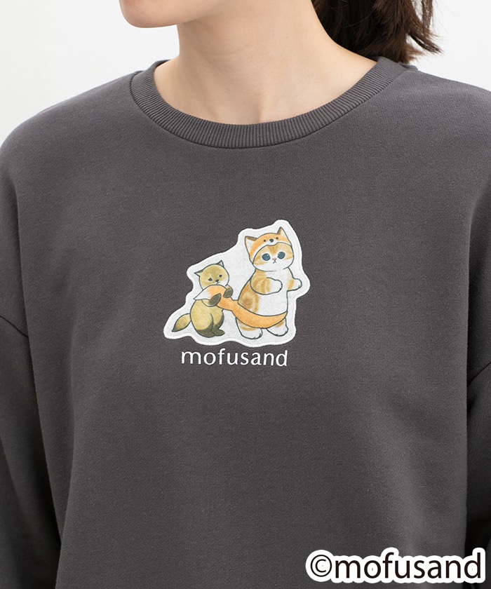 【Honeys公式 / ハニーズ】mofusand／スウェット レディース Ｍ スミクロ プチプラ