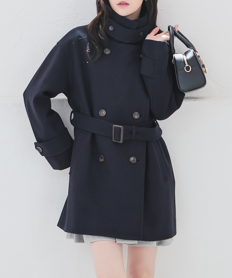 3wayベルト付コート