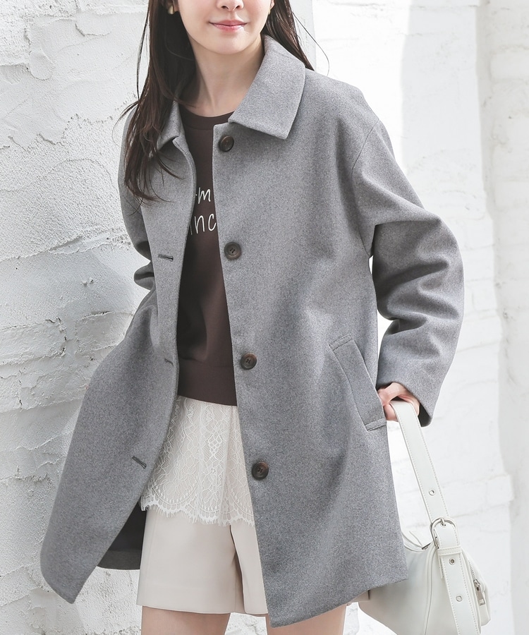 ステンカラーコート