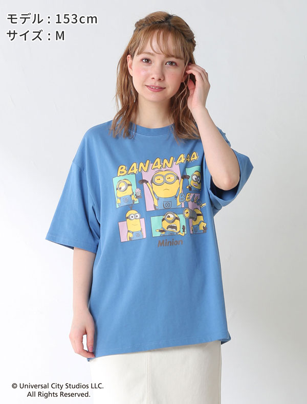 ハニーズ公式通販 ミニオンズ Tシャツ Web限定ssサイズ有 トップス Honeys Online Shop レディースファッション通販