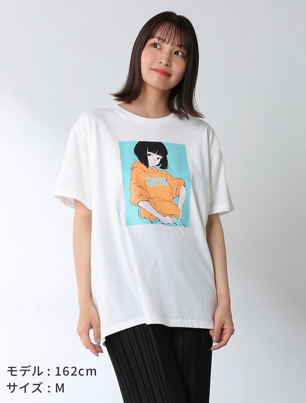 ハニーズ公式通販 イラストプリントｔシャツ トップス Honeys Online Shop レディースファッション通販