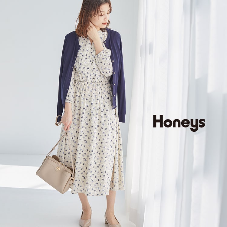 ハニーズ公式通販 ｖネックワンピース ワンピース Honeys Online Shop