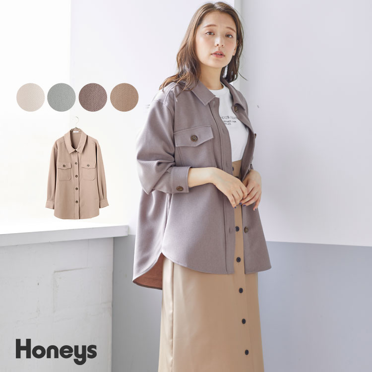 ハニーズ公式通販 オーバーシャツ トップス Honeys Online Shop レディースファッション通販