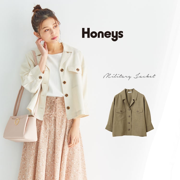 ハニーズ公式通販 ミリタリージャケット アウター Honeys Online Shop レディースファッション通販